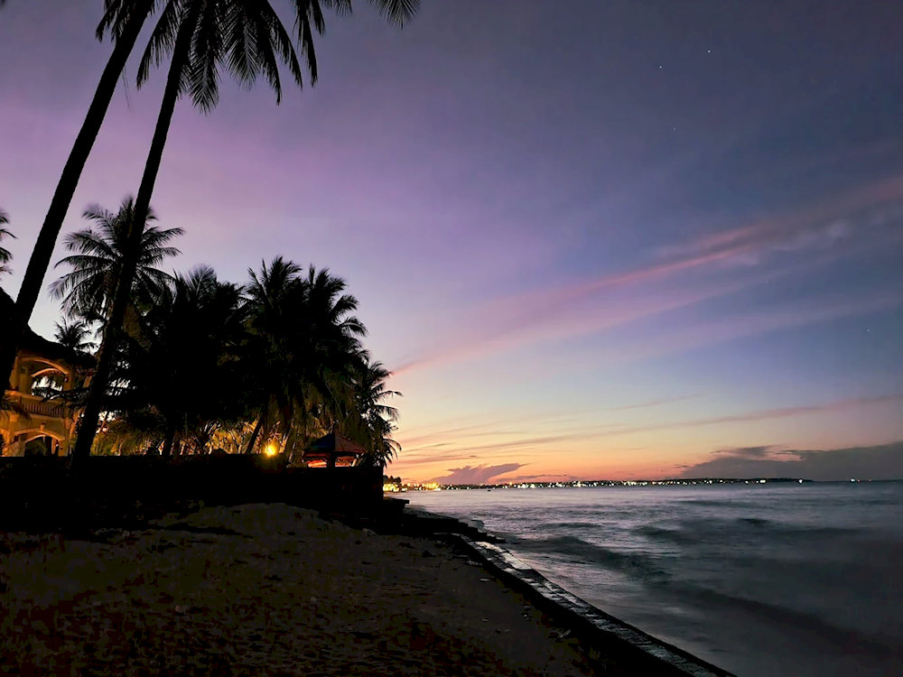 Bãi Rạng lúc bình minh 